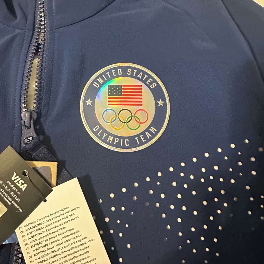 NIKE Team USA Women’s Jacket Blue - Picture 5 of 14